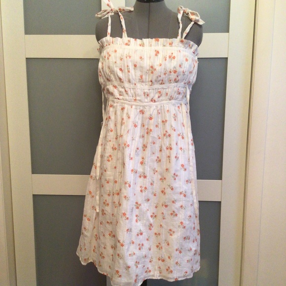 CELINA MOON Dresses & Skirts - Celina Moon Tie-Strap Mini Dress